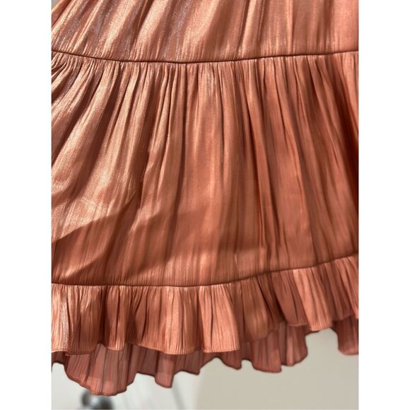 NWOT CINQ À SEPT Phyllis Peasant Bohemian Cottagecore Ruffle Women's Dress 2US - Picture 4 of 11